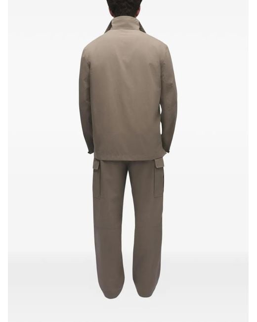 Jonathan Simkhai Natural Sean Patch-Pocket Shirt Jacket for men