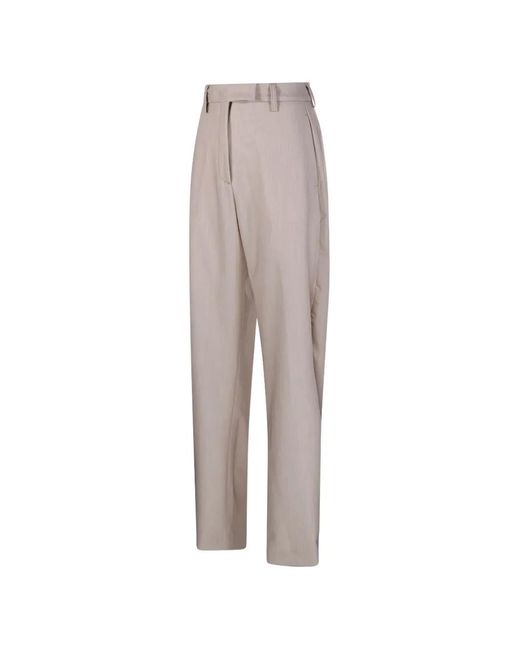 Thelatest Gray Pantalon Ceinturé Deva