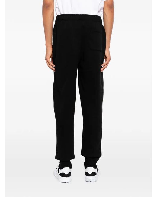 Melt Black Graphic-Print Track Pants for men