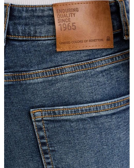 Vaqueros Con Efecto Degradado Benetton de color Blue