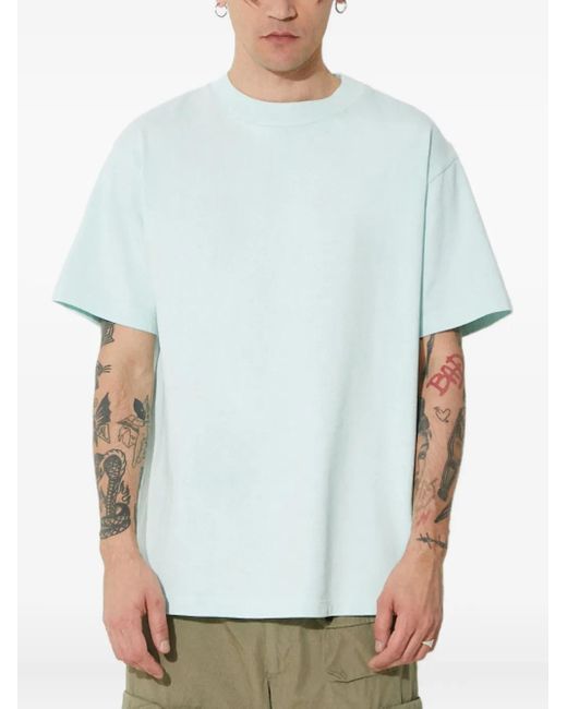 Camiseta de algodón de manga corta 424 de hombre de color Blue