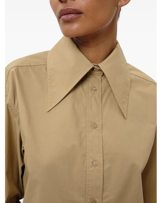 Herskind オーバーサイズカラーシャツ Natural