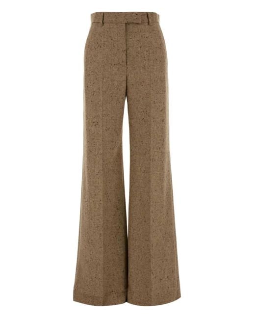 Valentino Garavani Natural Belt-Loops Trousers
