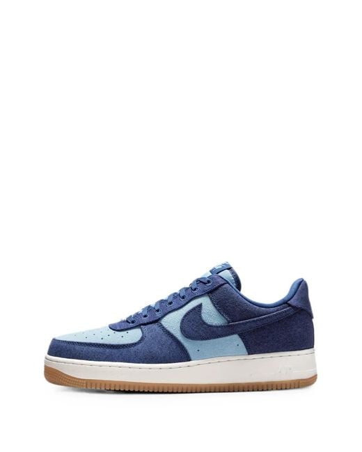 Nike Blue Air Force 1 Low '07 Lv8 Lace-Up Sneakers for men
