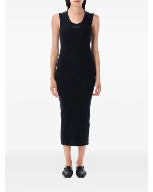 Fear Of God Black Ribbed Midi Dress