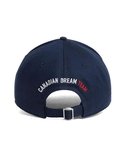 DSquared² Blue Baseball Cap for men