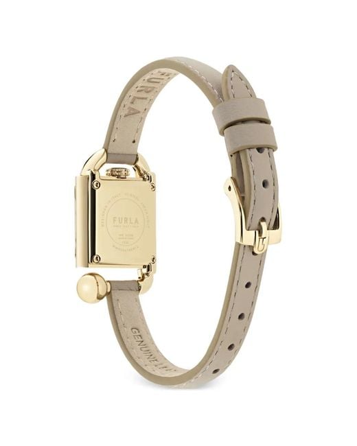 Furla Metallic Mianuvola Square 20Mm Watch