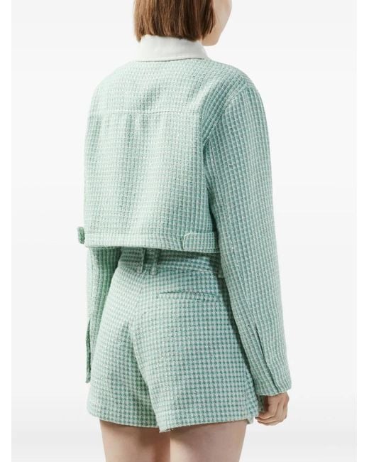Gcds Tweed Jack in het Blue