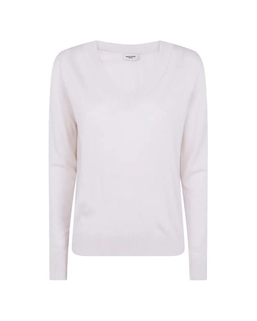 Weekend by Maxmara White Talamo V-Neck Sweater