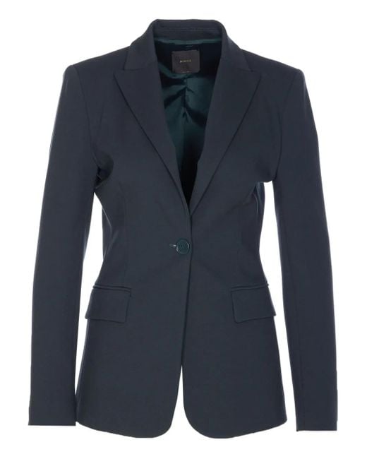 Giacca Con Scollo A V di Pinko in Blue