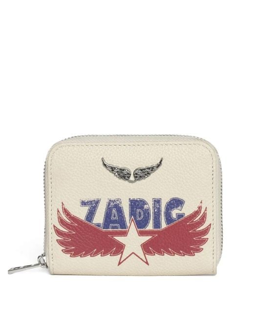 Cartera Gl America mini Zadig & Voltaire de color Gray