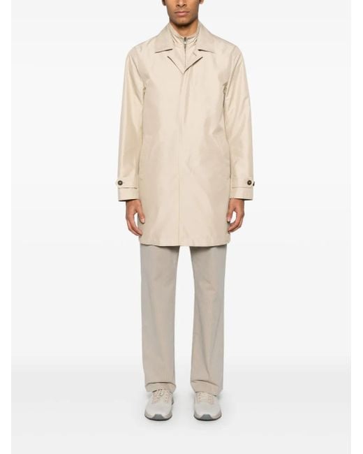Fay Natural Layered Coat for men