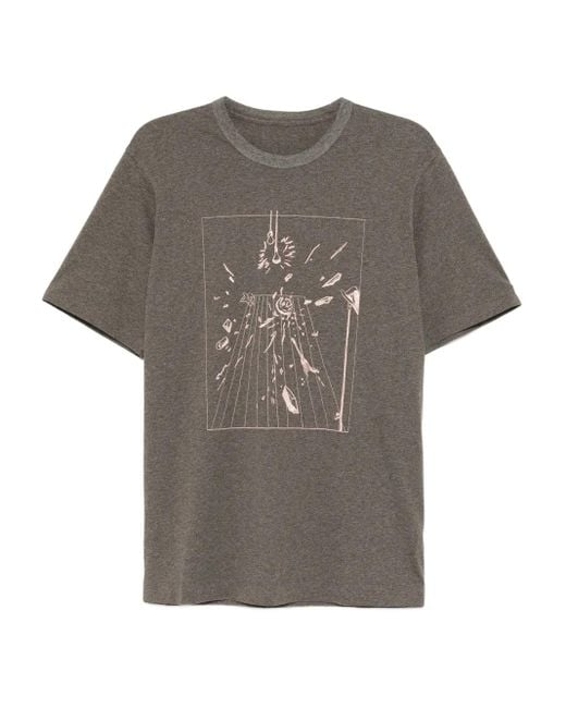 JNBY グラフィック Tシャツ Gray