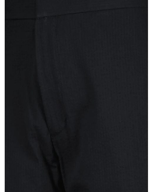 Officine Generale Black Joseph Seersucker Trousers for men