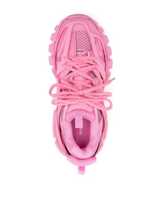 pink track trainers