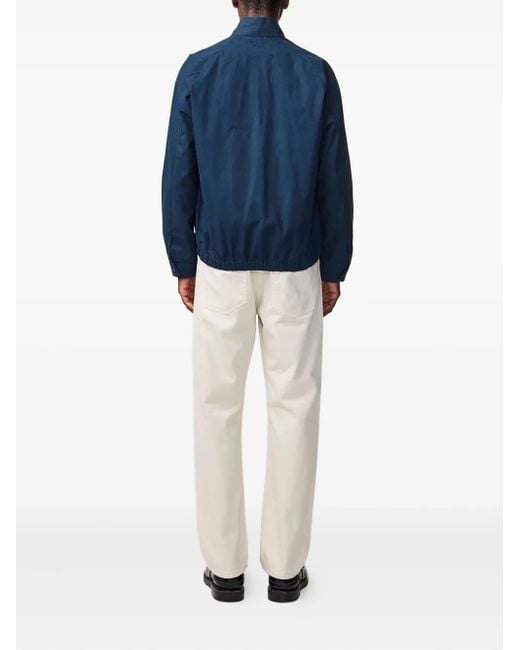 NN07 Blue Dave Zip-Front Jacket for men
