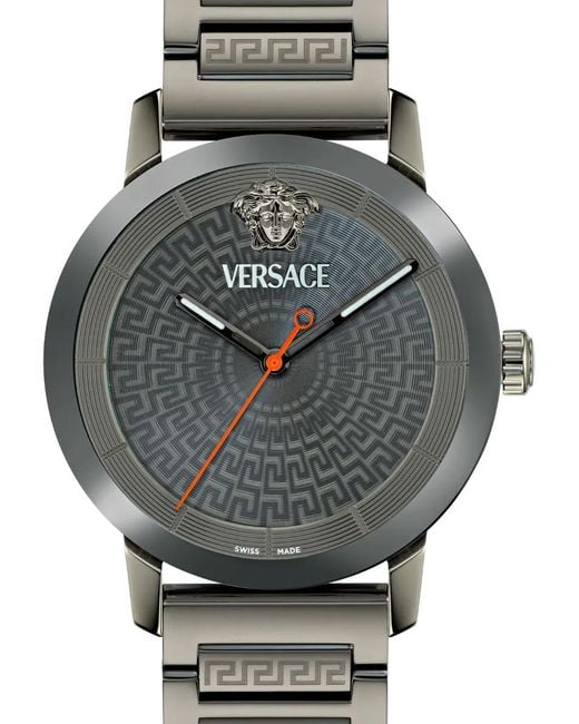 Versace Gray Montre V-helix for men