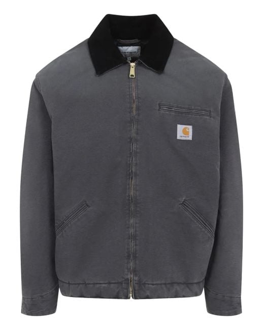 Carhartt OG Detroit Jacke mit Reißverschluss in Gray für Herren