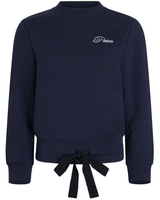 Patou ロゴ スウェットシャツ Blue