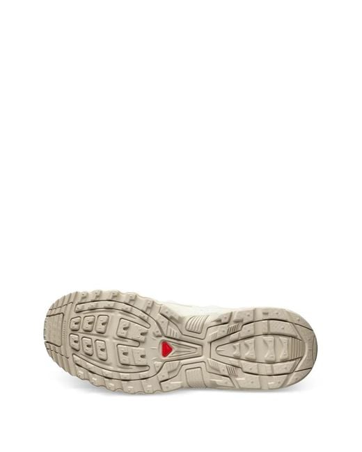 Salomon White Acs + Og Mesh Panelled Sneakers