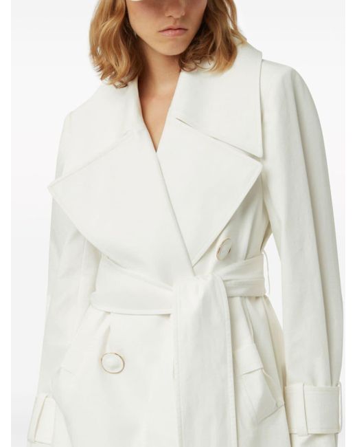Nina Ricci Oversized Trenchcoat in het White