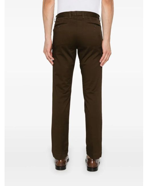 Polo Ralph Lauren Brown Logo-Tag Trousers for men