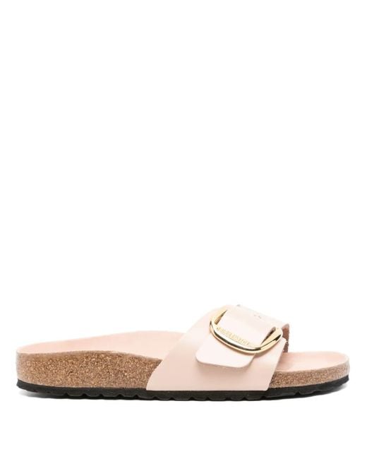 Birkenstock Pink Madrid Leather Sandals