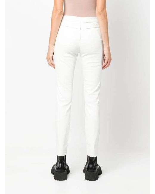 DIESEL White Skinny-D-Tail Track Denim Jeans