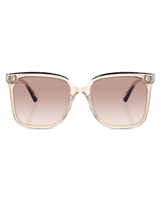Brunello Cucinelli Pink BC4007S Square Acetate Sunglasses