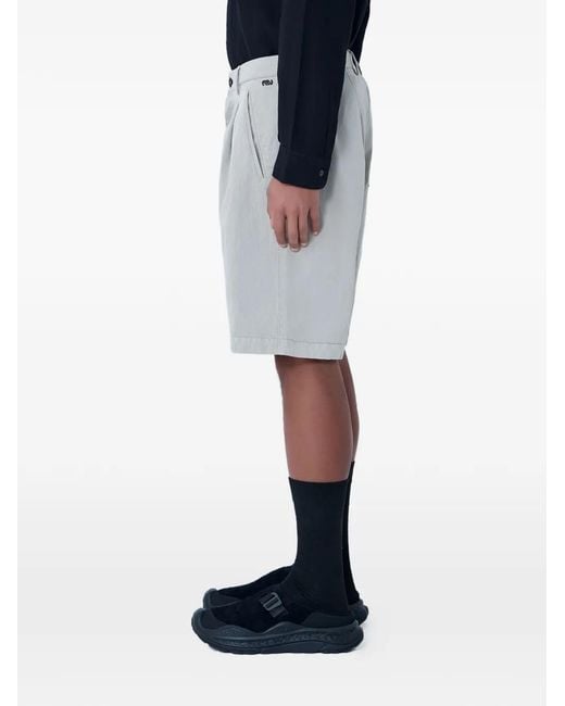 Massimo Osti Studio Blue Short À Pinces for men