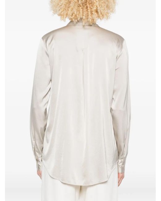 Forte Forte White Satin Shirt