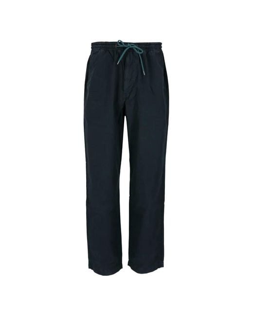 Paul Smith Blue Drawstring-Waist Trousers for men