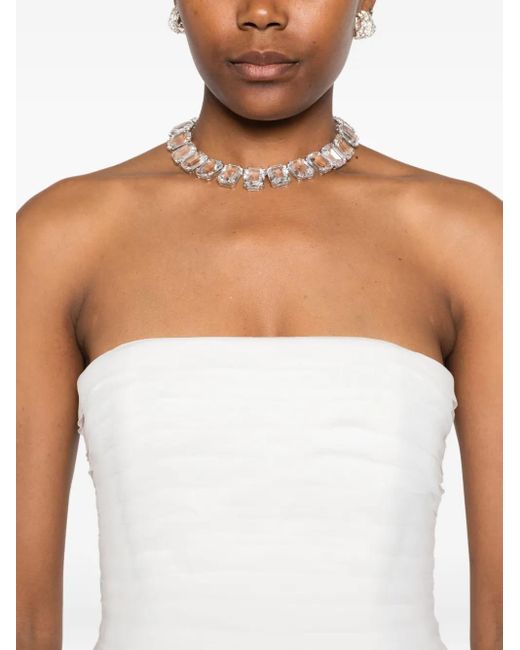 Aje. White Soundscape Maxi Dress