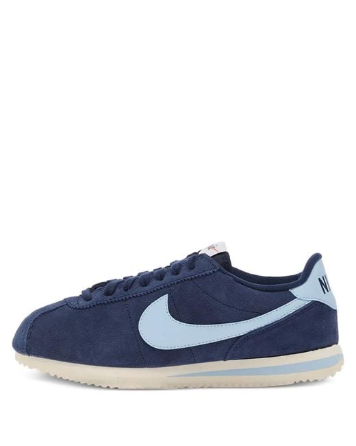 Nike Blue Cortez Suede Sneakers