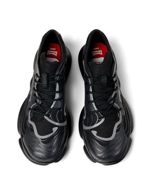 Camper Black Karst Low-Top Sneakers for men