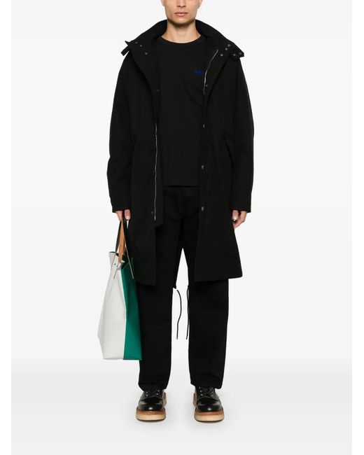 A.P.C. Black Antonin Coat for men