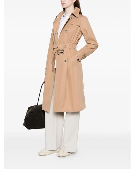 Herno White Double-Breasted Coat