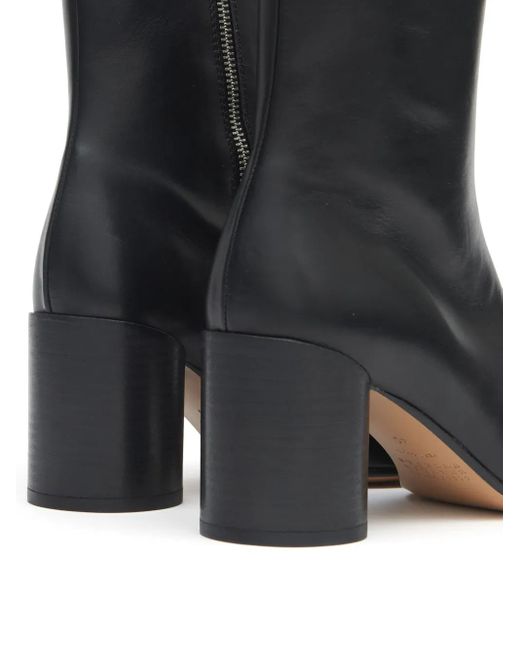 MM6 by Maison Margiela Black Ankle Boot Shoes