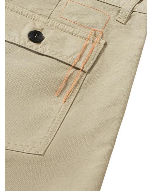 Fortela White Rebel Pocket Shorts for men