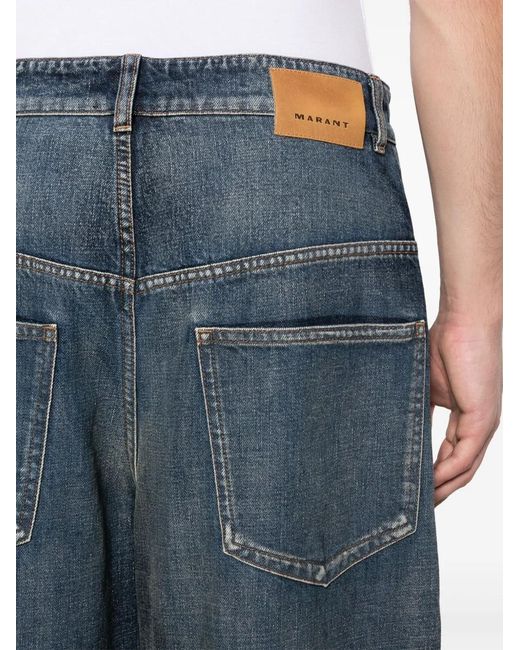 Isabel Marant Blue Janael Wide-Leg Jeans for men