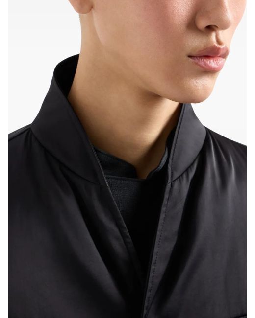 Giorgio Armani Bomberjacke Mit Kontrasteinsätzen in Blue für Herren