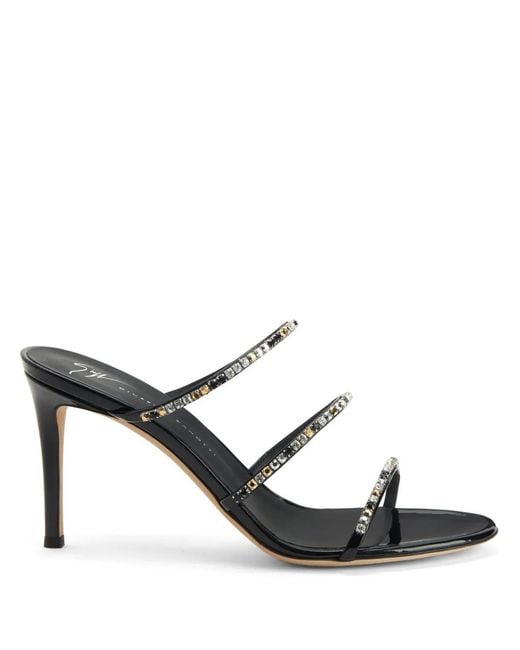 Giuseppe Zanotti Black Sandals