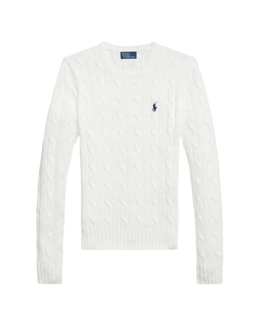 Polo Ralph Lauren White Sweaters Cotton