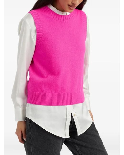 Top sin mangas Chinti & Parker de color Pink