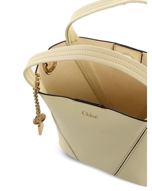 Chloé Spin チャーム ショルダーバッグ Metallic