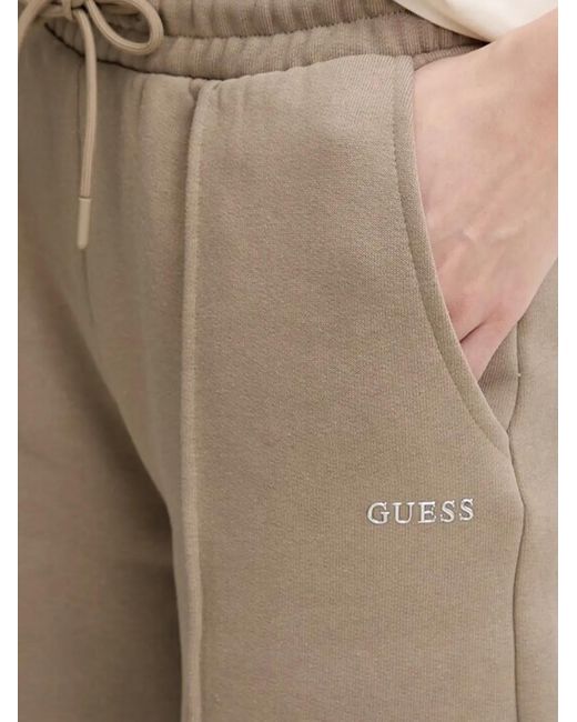 Guess Natural Pantalon De Jogging Ample À Lien De Resserrage