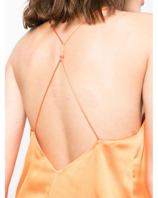 Blanca Vita Orange Klassisches Spaghettitop