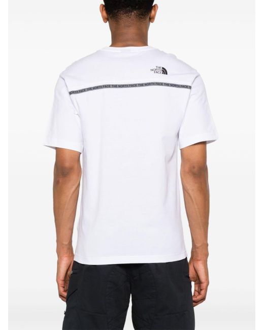 メンズ The North Face ロゴ Tシャツ White