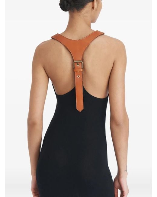 Monse Black Midikleid mit Racerback
