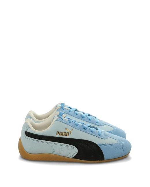 PUMA Blue Speedcat Suede Sneakers